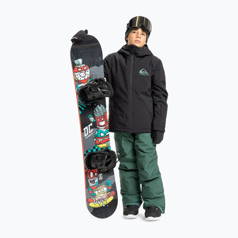 Kurtka snowboardowa dziecięca Quiksilver Mission true black 2