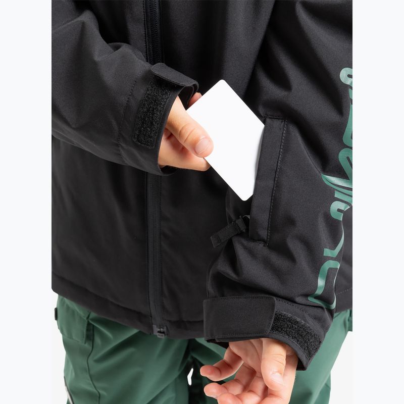 Kurtka snowboardowa dziecięca Quiksilver Mission true black 5