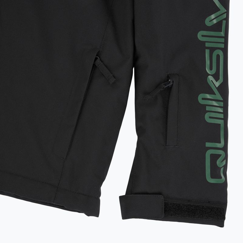 Kurtka snowboardowa dziecięca Quiksilver Mission true black 12