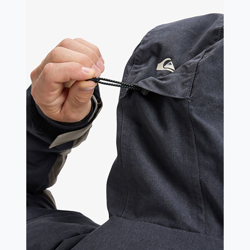 Kurtka snowboardowa męska Quiksilver Dawson trekking green 6