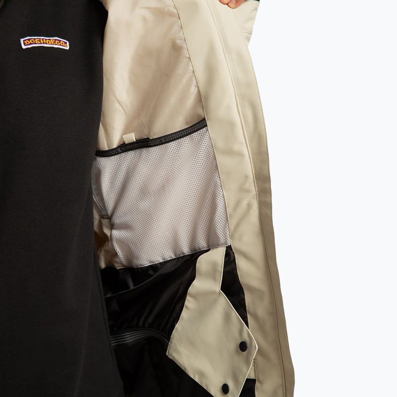 Kurtka snowboardowa damska DC Cruiser oatmeal 6
