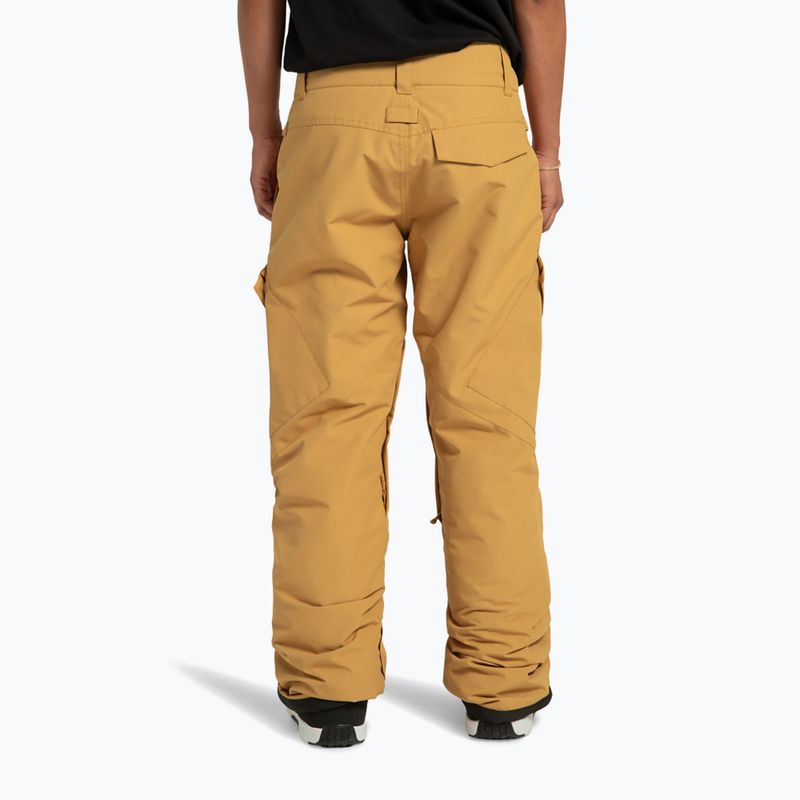 Spodnie snowboardowe damskie DC Nonchalant mustard gold 3