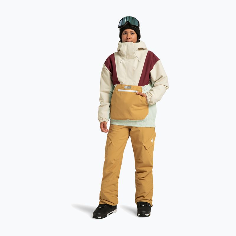 Kurtka snowboardowa damska DC Chalet Anorak oatmeal 2