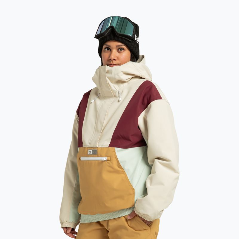 Kurtka snowboardowa damska DC Chalet Anorak oatmeal 4