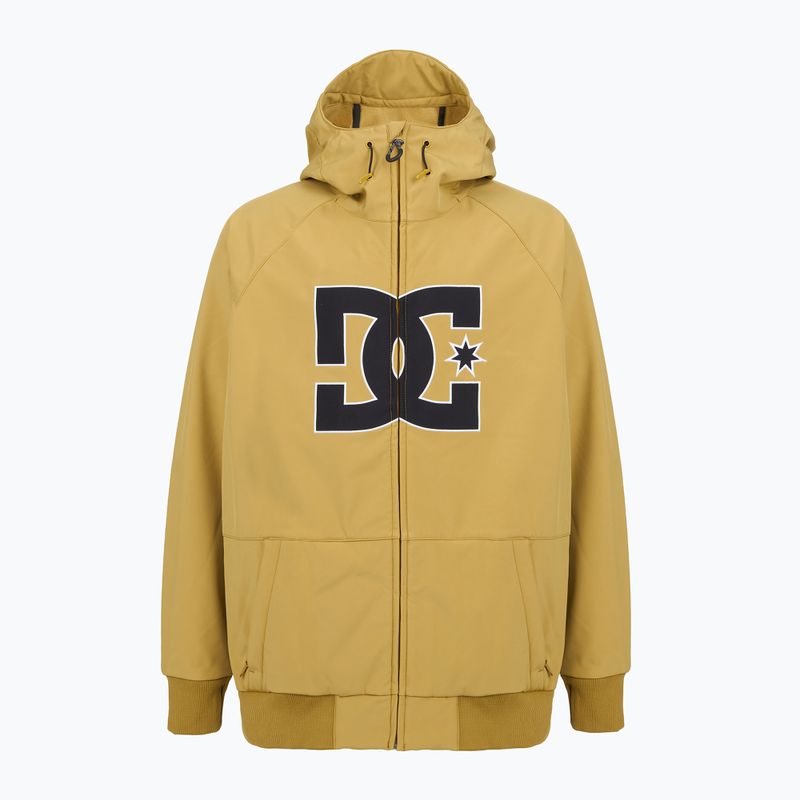 Kurtka snowboardowa męska DC Spectrum Softshell mustard gold 5