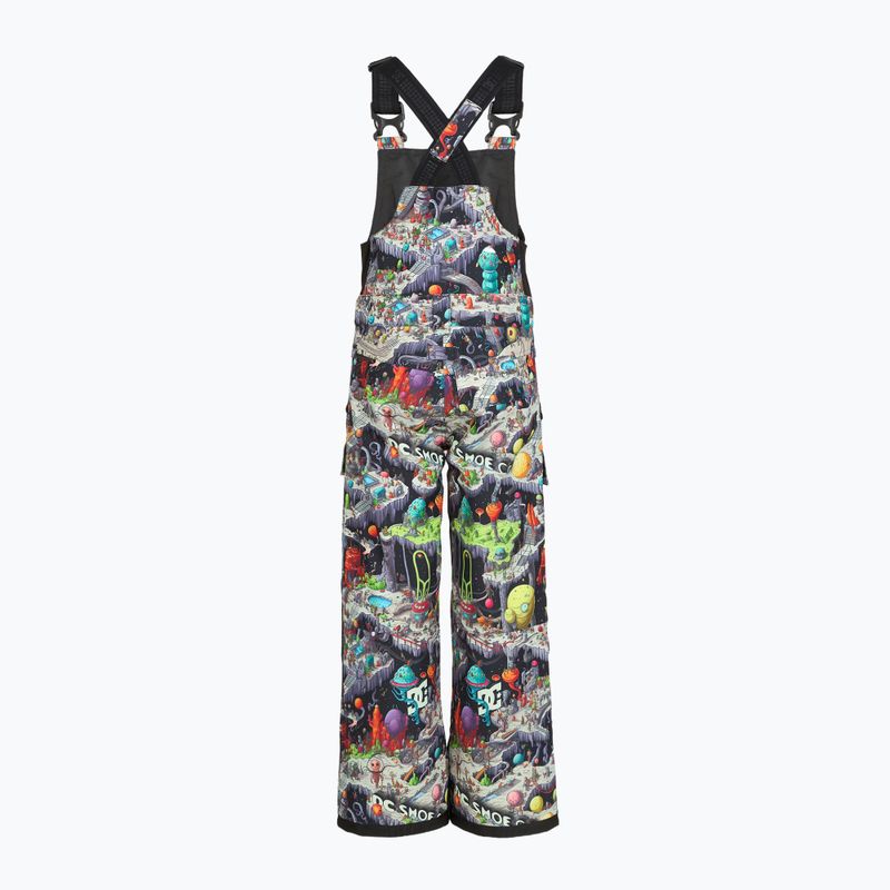 Spodnie snowboardowe dziecięce DC Roadblock Youth Bib outer world black 4