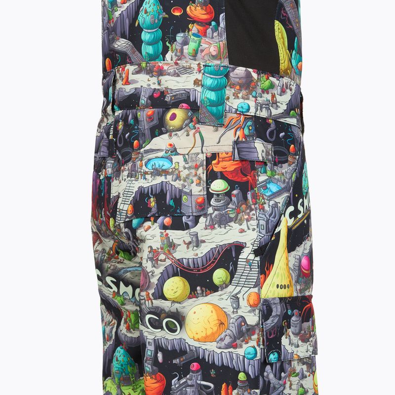 Spodnie snowboardowe dziecięce DC Roadblock Youth Bib outer world black 6