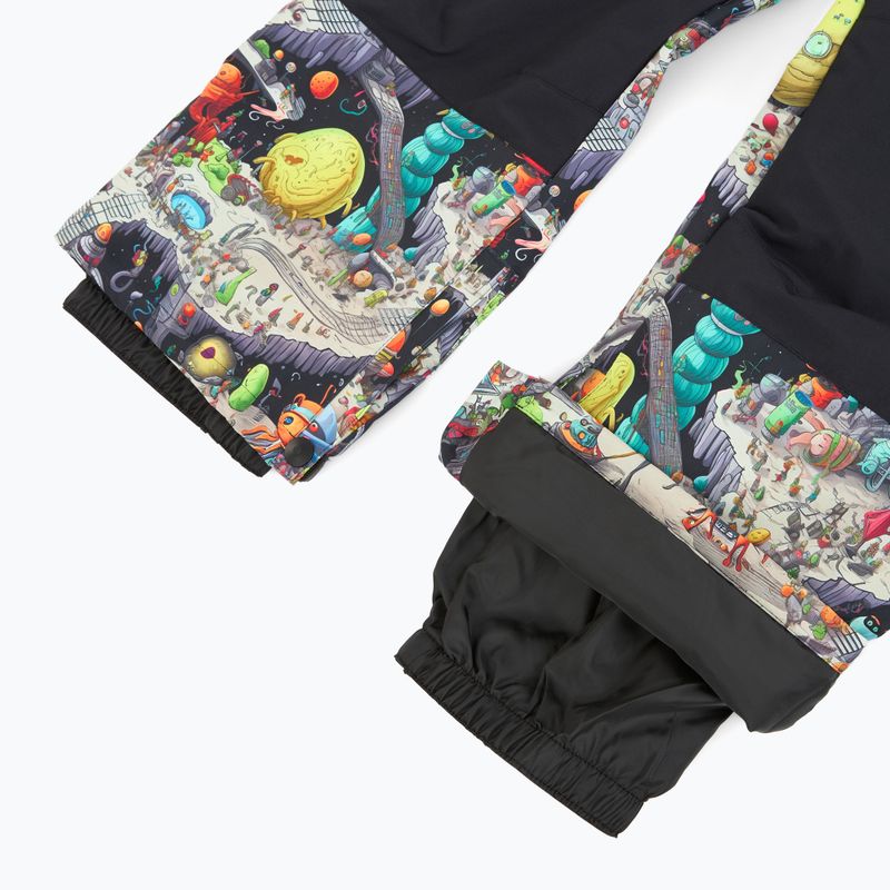 Spodnie snowboardowe dziecięce DC Roadblock Youth Bib outer world black 7