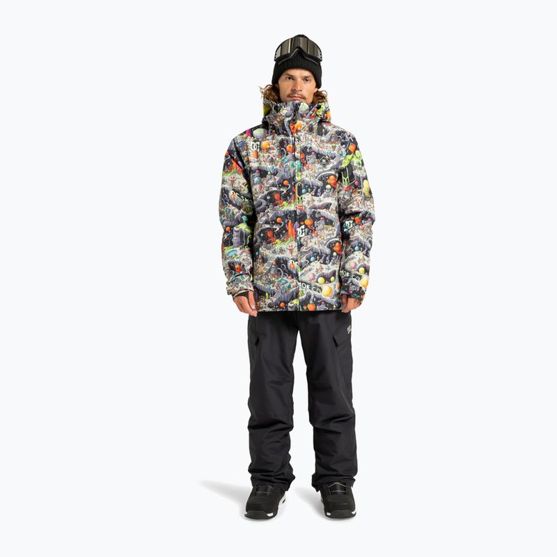 Kurtka snowboardowa męska DC Basis Print outer world black 2