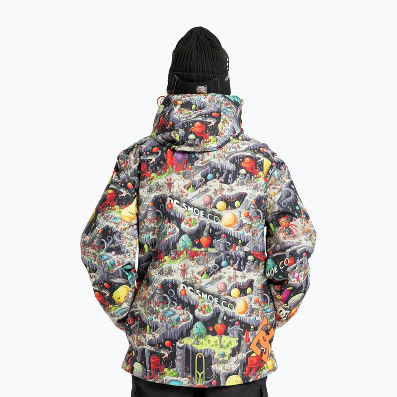 Kurtka snowboardowa męska DC Basis Print outer world black 3