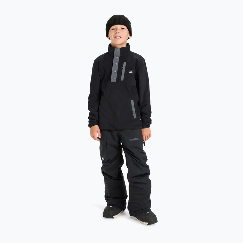 Bluza polarowa dziecięca Quiksilver No Destination Half Zip black 2