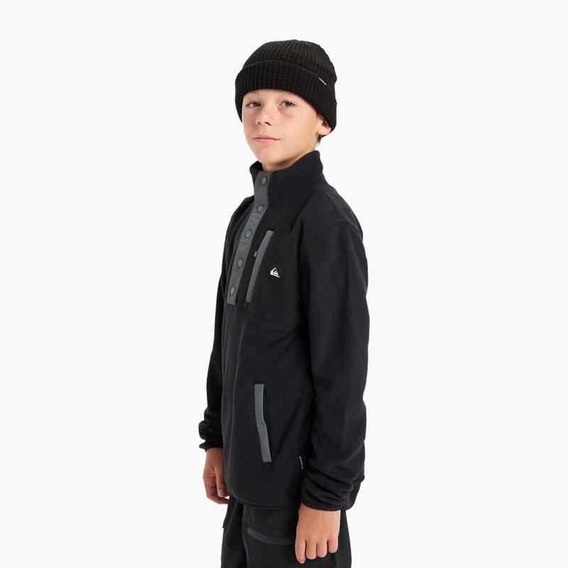 Bluza polarowa dziecięca Quiksilver No Destination Half Zip black 4