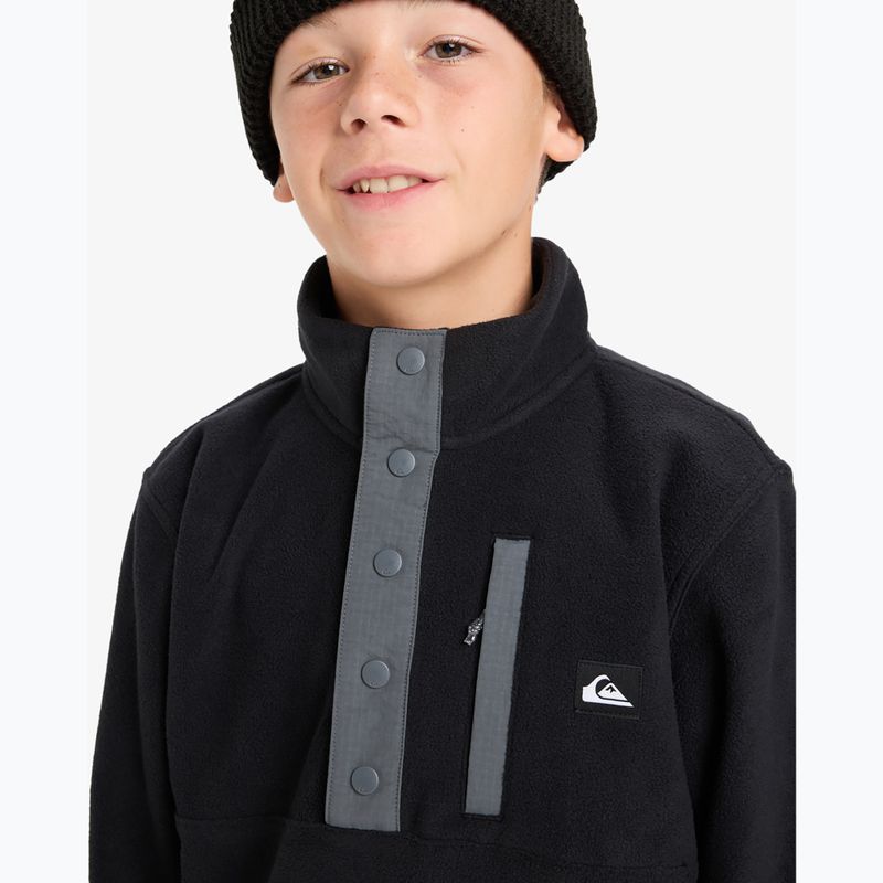 Bluza polarowa dziecięca Quiksilver No Destination Half Zip black 5