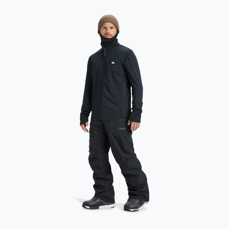 Bluza snowboardowa męska Quiksilver Steep Point Full Zip Fleece true black 2