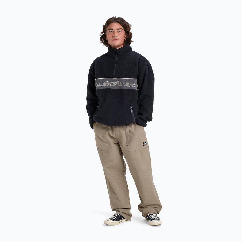 Bluza snowboardowa męska Quiksilver Omni Sherpa Half Zip black 2