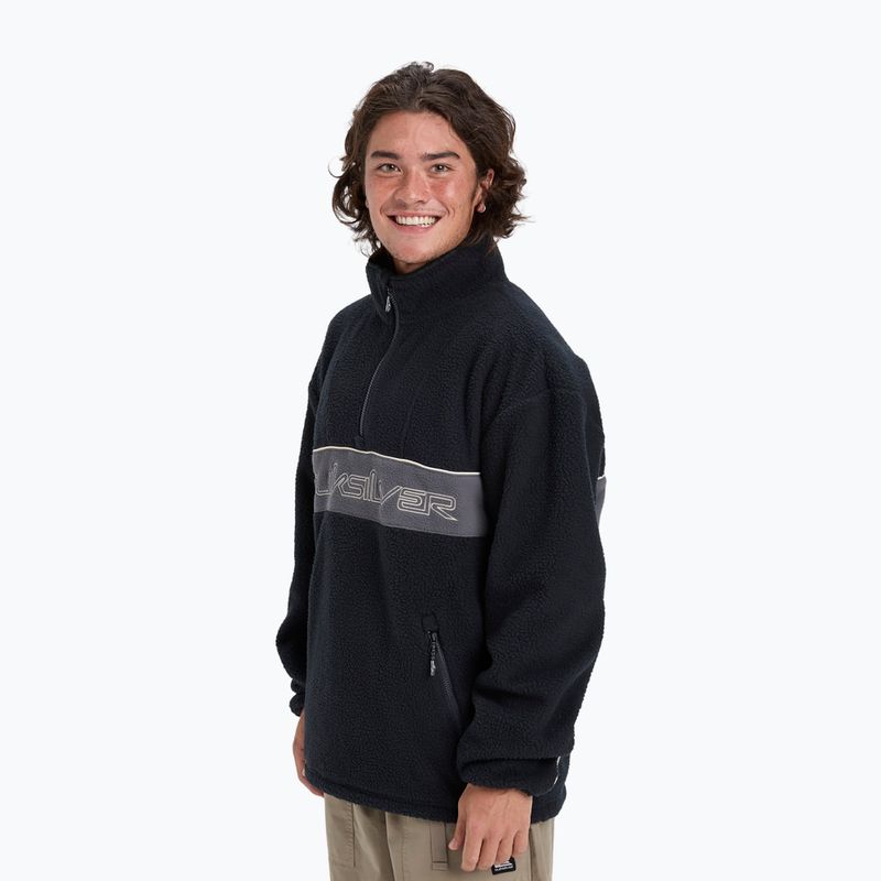 Bluza snowboardowa męska Quiksilver Omni Sherpa Half Zip black 4