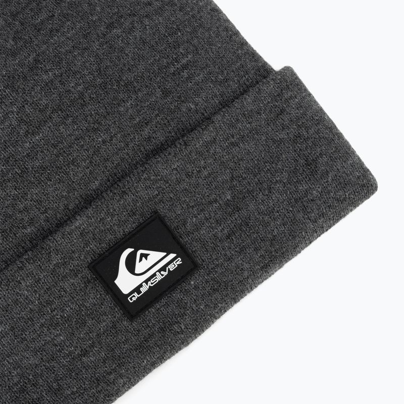 Czapka zimowa męska Quiksilver Brigade Beanie dark grey heather 3