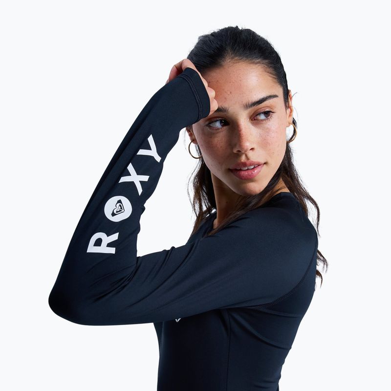 Strój kąpielowy jednoczęściowy damski ROXY Essentials Front Zip anthracite 5