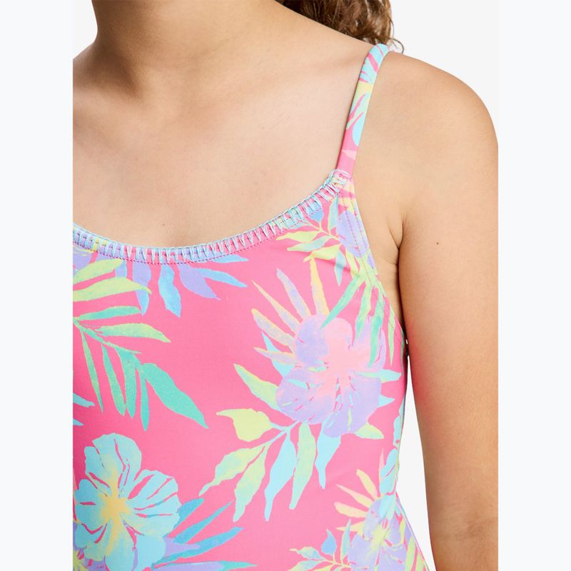 Strój kąpielowy jednoczęściowy dziecięcy ROXY Aquarella sangria sunset aquarella rg 4