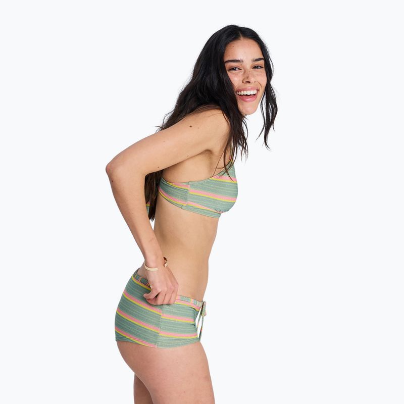 Dół od stroju kąpielowego ROXY Ocean Dreamer Classic Shorty Lr oil green say it with stripes 6