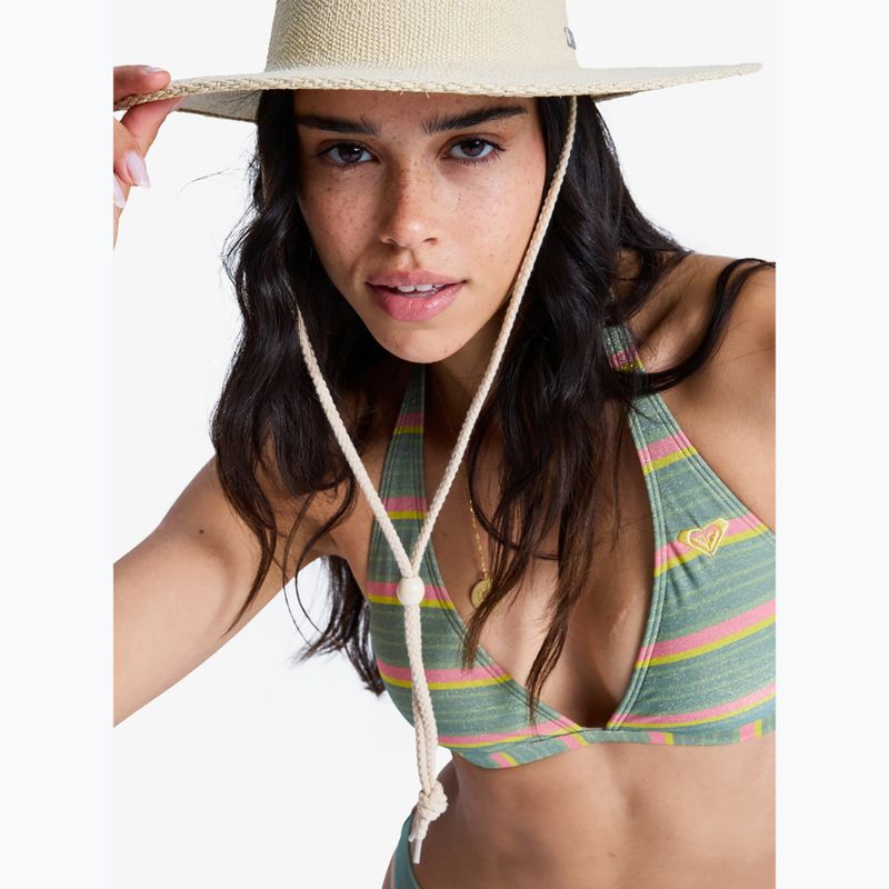 Góra od stroju kąpielowego ROXY Ocean Dreamer Fixed Tri oil green say it with stripes 6