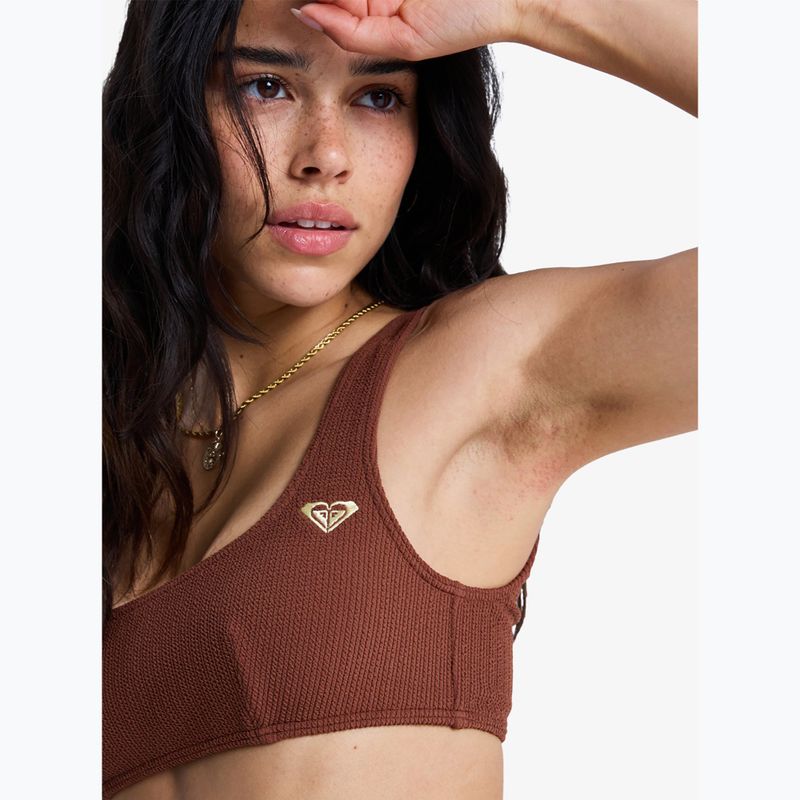 Góra od stroju kąpielowego ROXY Sunshine Bralette cappuccino 5