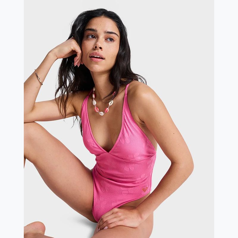 Strój kąpielowy jednoczęściowy damski ROXY Paradise HI sangria sunset 8