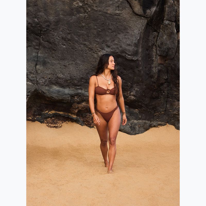 Góra od stroju kąpielowego ROXY Sunshine Bandeau cappuccino 10
