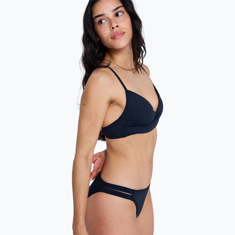 Góra od stroju kąpielowego ROXY Solid Essentials Wrap Bralette anthracite 4