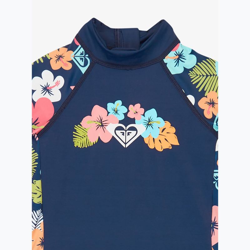 Kombinezon kąpielowy dziecięcy ROXY Morning Flower Springsuit mood indigo morning flowers 3