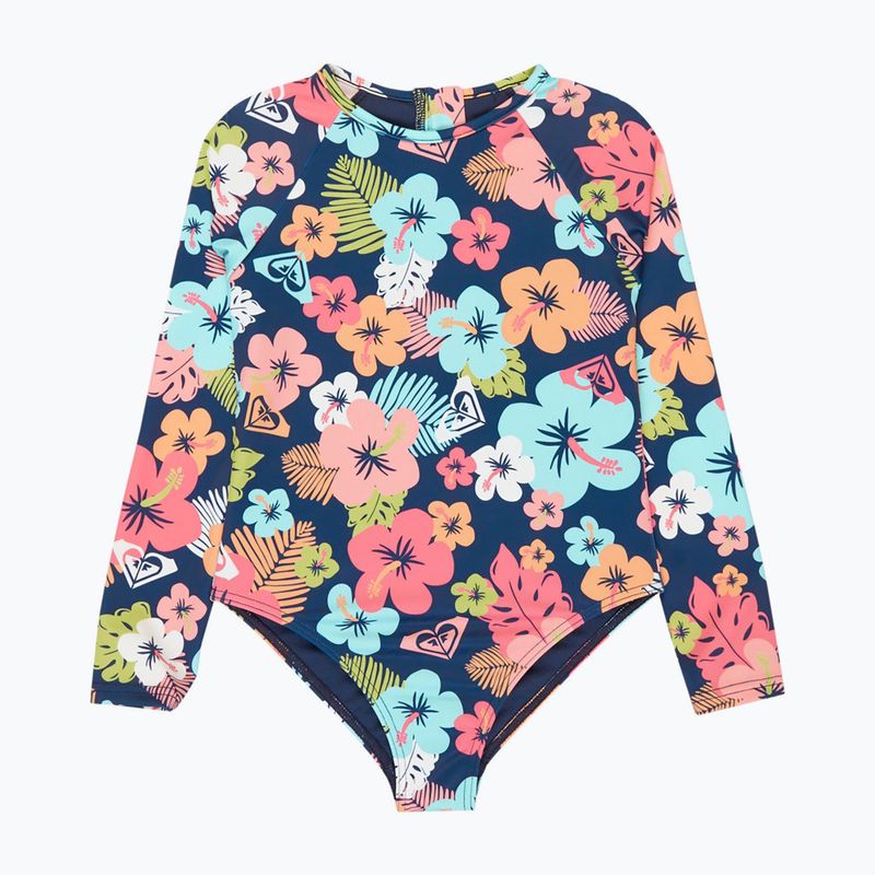 Strój kąpielowy jednoczęściowy dziecięcy ROXY Morning Flower Onesie mood indigo morning flowers