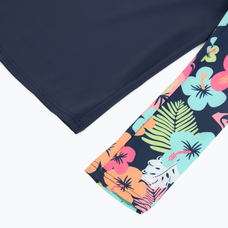Strój kąpielowy dwuczęściowy dziecięcy ROXY Morning Flower Lycra Set mood indigo morning flowers 6