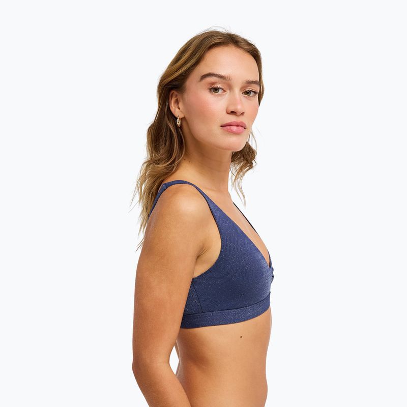 Góra od stroju kąpielowego ROXY Paradise Wave Elongated Tri mood indigo 4