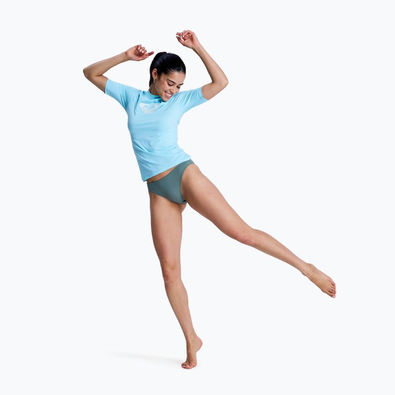 Koszulka do pływania damska ROXY Whole Hearted tanager turquoise 2