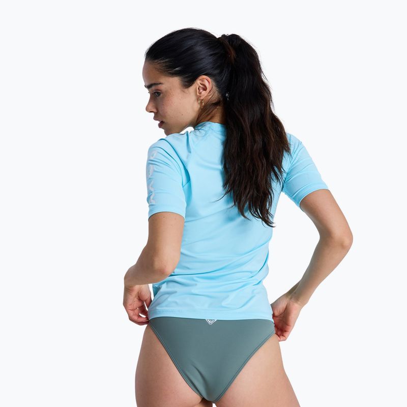 Koszulka do pływania damska ROXY Whole Hearted tanager turquoise 3