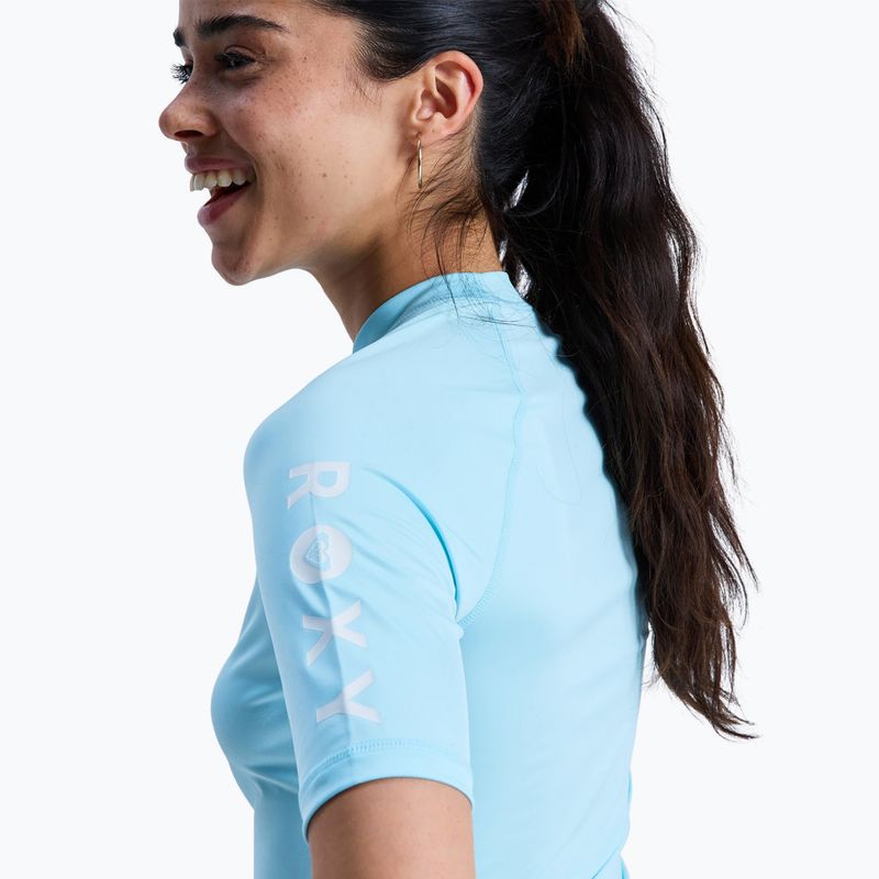 Koszulka do pływania damska ROXY Whole Hearted tanager turquoise 5