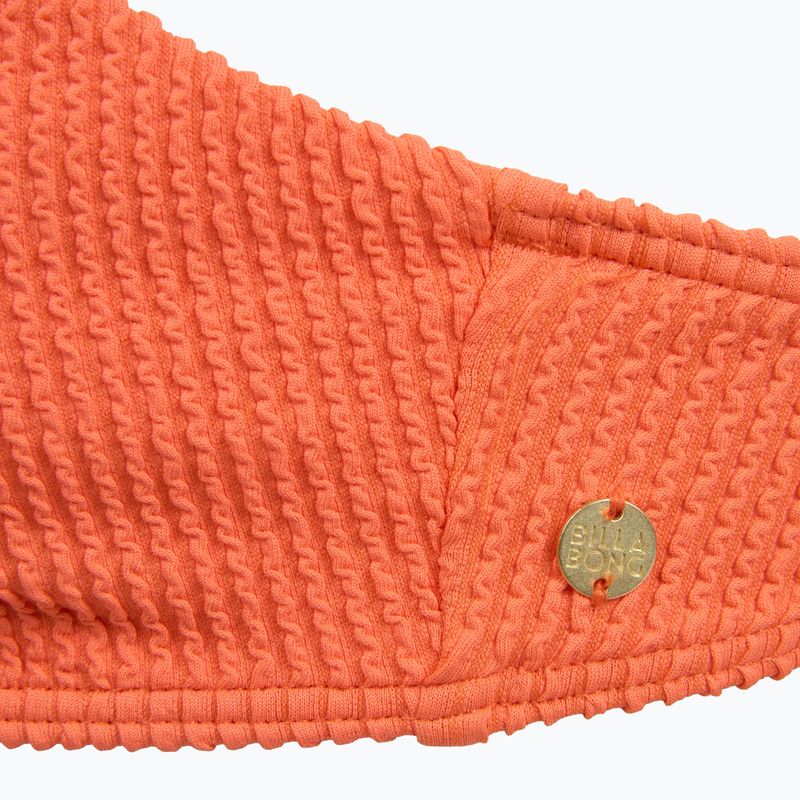 Góra od stroju kąpielowego Billabong Summer High V Bralette fushion orange 3