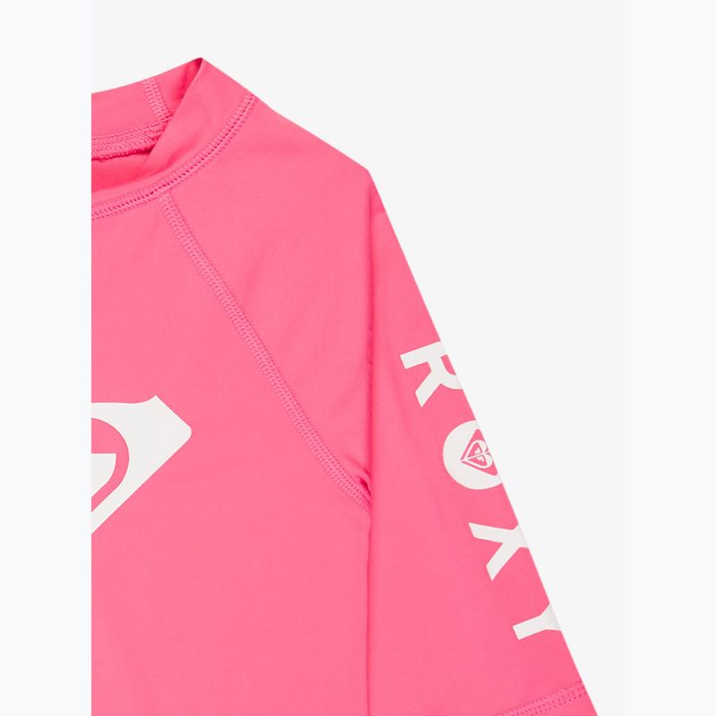 Koszulka do pływania dziecięca ROXY Whole Hearted sangria sunset 3