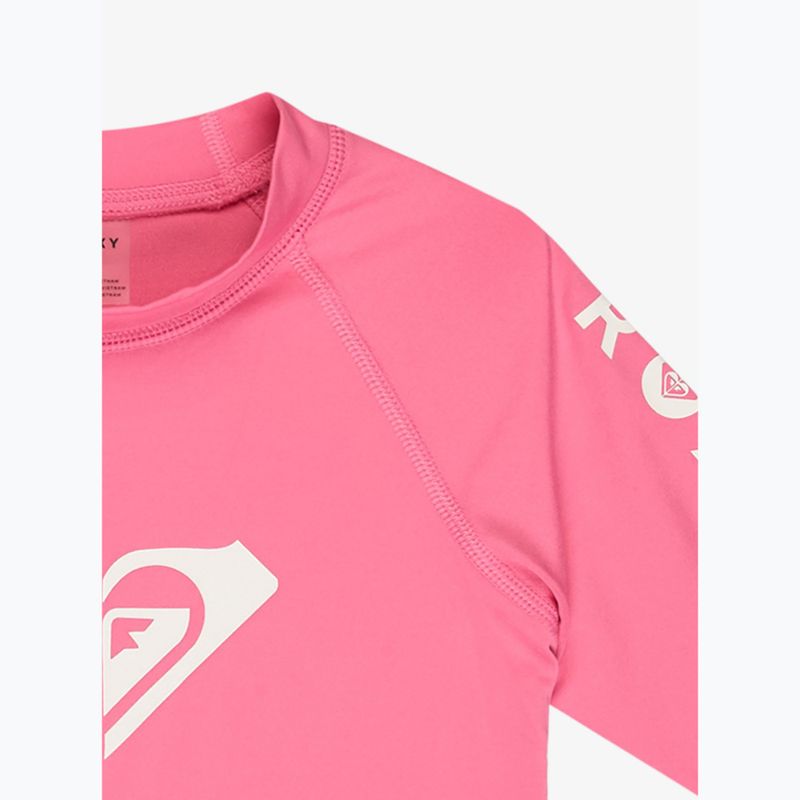 Koszulka do pływania dziecięca ROXY Whole Hearted sangria sunset 3