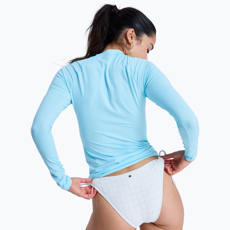 Longsleeve do pływania damski ROXY Whole Hearted tanager turquoise 3