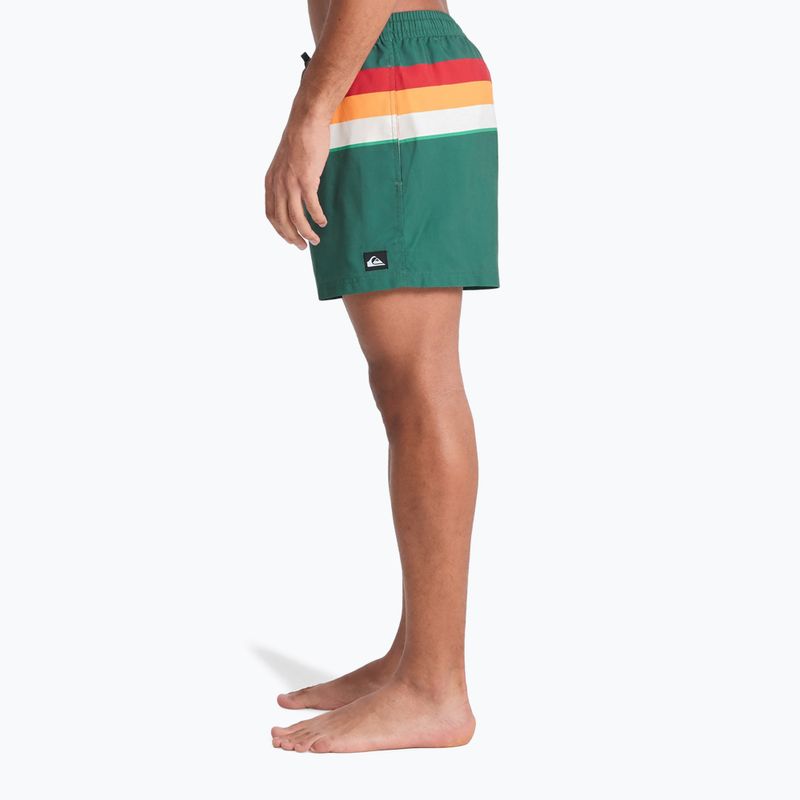 Szorty kąpielowe męskie Quiksilver Everyday Printed Volley 15" forest outside stripe 6