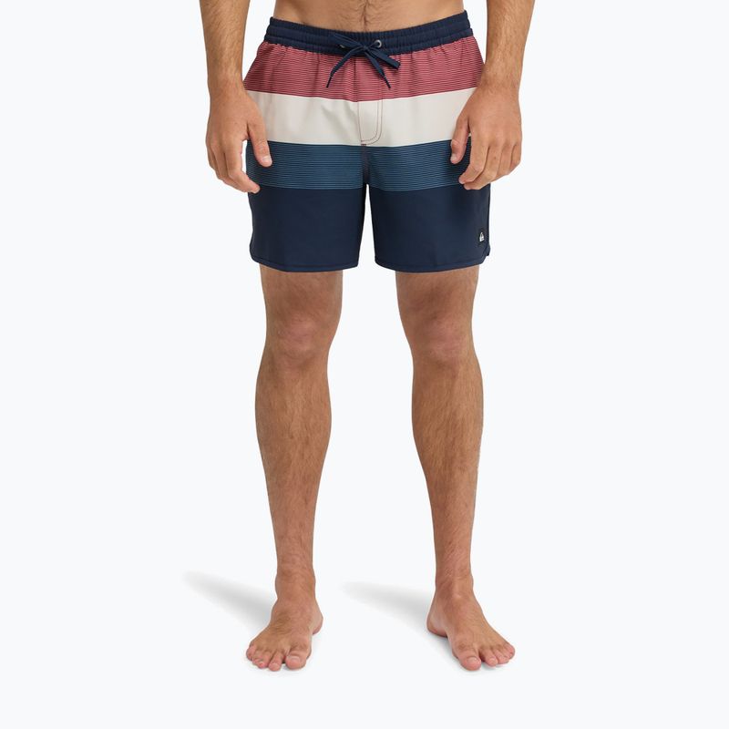 Szorty kąpielowe męskie Quiksilver Stretch Scallop Volley 16" dark navy tijuana 3