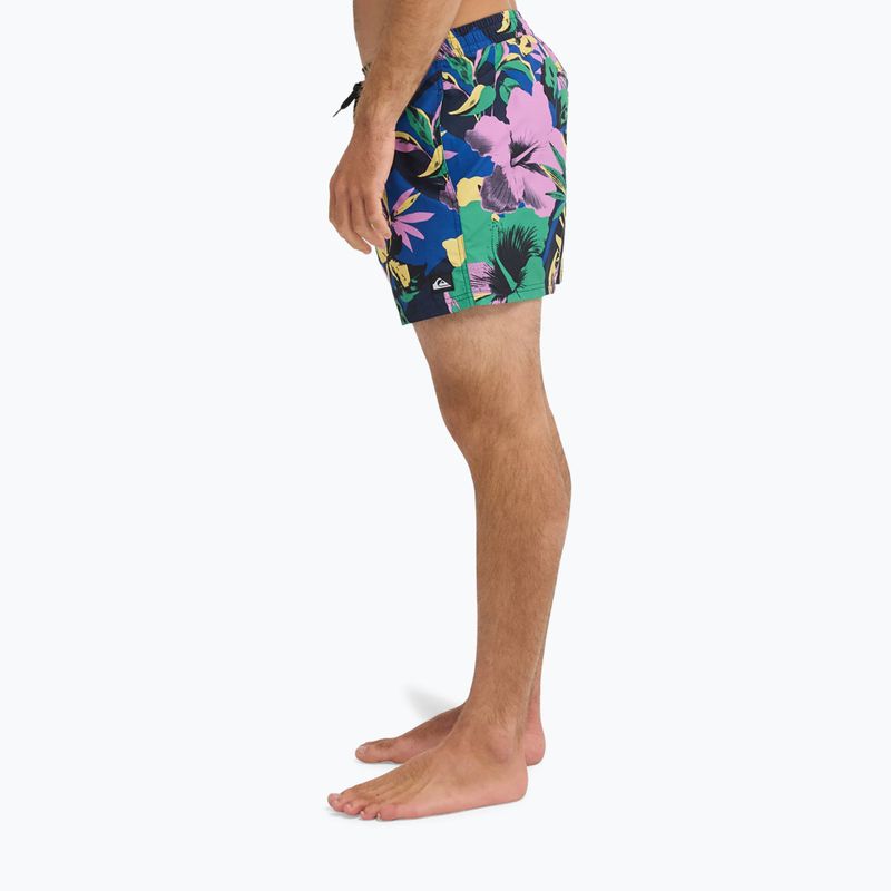 Szorty kąpielowe męskie Quiksilver Everyday Printed Volley 15" dark navy interact floral 6