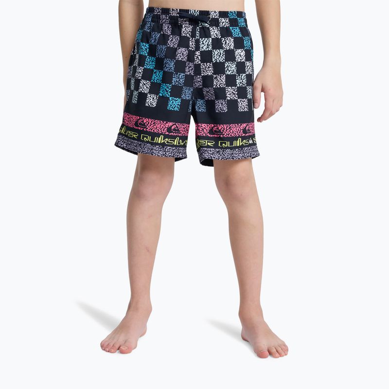 Szorty kąpielowe dziecięce Quiksilver Everyday Printed Volley 14" dark navy next gen 3