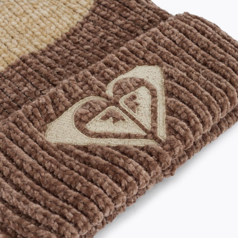 Czapka zimowa damska ROXY Ocean Therapy brownie 3