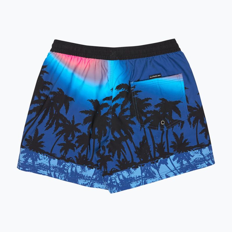 Szorty kąpielowe męskie Quiksilver Everyday Printed Volley 15" monaco blue thermotropics 2