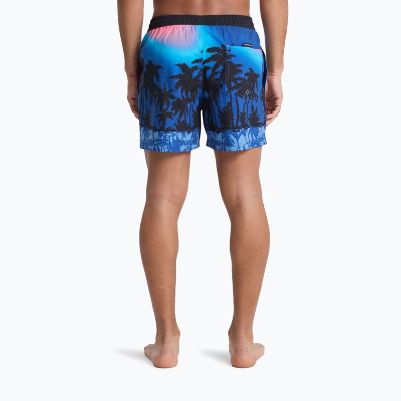 Szorty kąpielowe męskie Quiksilver Everyday Printed Volley 15" monaco blue thermotropics 5