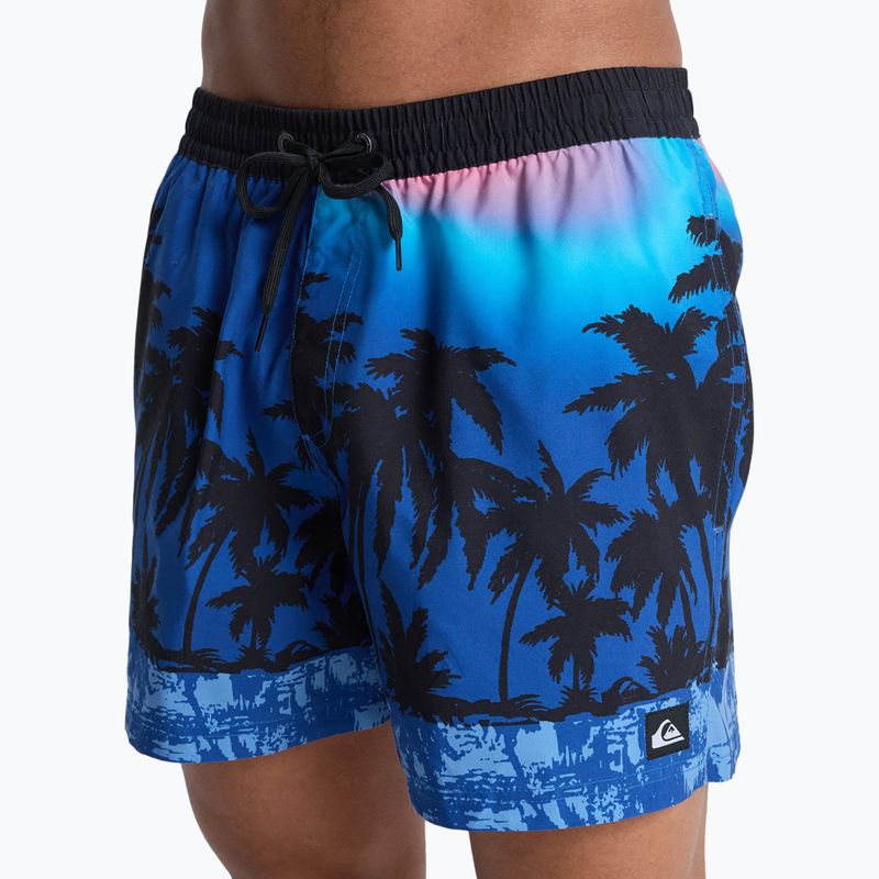 Szorty kąpielowe męskie Quiksilver Everyday Printed Volley 15" monaco blue thermotropics 7