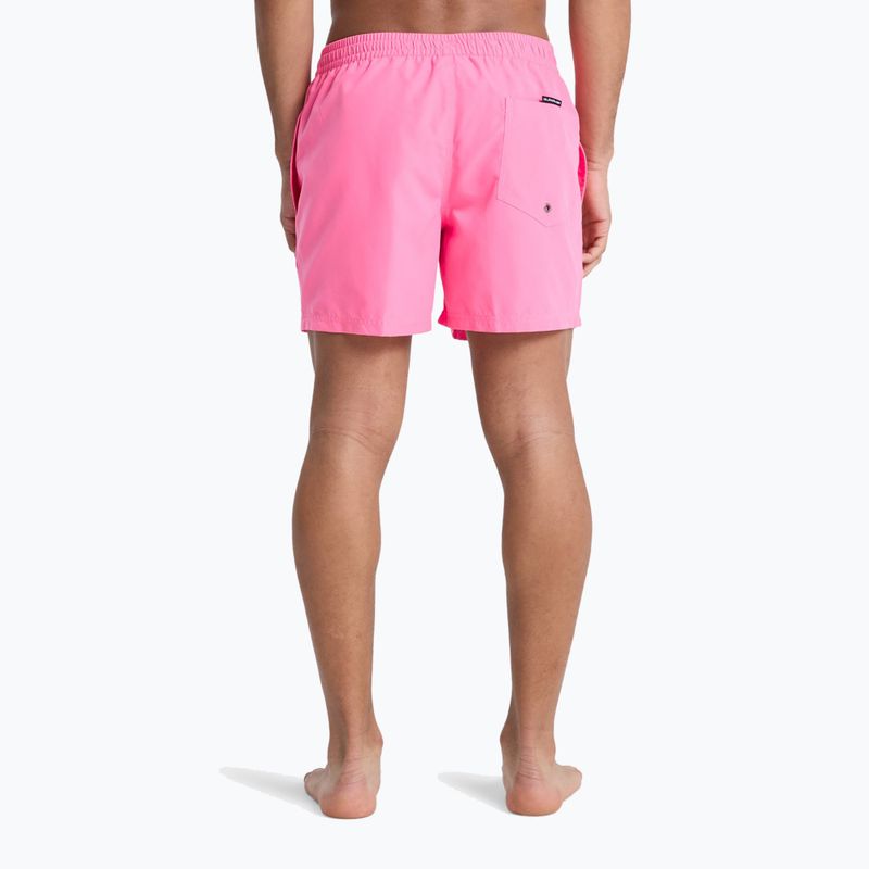 Szorty kąpielowe męskie Quiksilver Everyday Solid Volley 15" pink lemonade 5