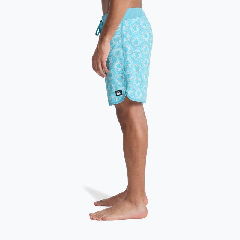 Szorty kąpielowe męskie Quiksilver Surfsilk Scallop 18" aqua ocean mayhem 6